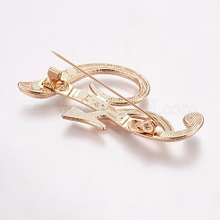 Сплавочные брошки&nbsp;LS-JEWB-WH0005-01F-G