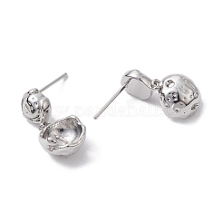 Фурнитура для сережек-гвоздиков из латуни KK-K360-31P