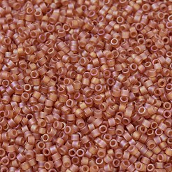 MIYUKIデリカビーズ  シリンダー  日本製シードビーズ  11/0  （db0866)マットtrトパーズab  1.3x1.6mm  穴：0.8mm  約20000個/袋  100 G /袋&nbsp;SEED-J020-DB0866