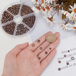 300 шт. 6 стиля бусины из сплава в тибетском стиле&nbsp;TIBEB-PH0004-98