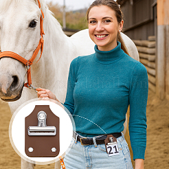 Porta numero in pelle PU&nbsp;OFST-WH0709-071