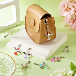 Украшение подвески из стекла и акрила в виде ангела&nbsp;HJEW-TAC0051