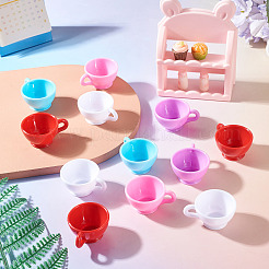 25 tazza da tè in plastica mini in 5 stili&nbsp;DJEW-TA0001-51