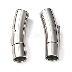 変色しにくい304ステンレススチール製バヨネット留め具  コラム  ステンレス鋼色  30x9x8mm  穴：6mm&nbsp;X-STAS-I013-6mm
