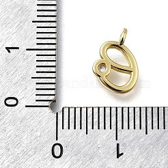 Латунные микро проложить кубического циркония подвески KK-B132-12G-E