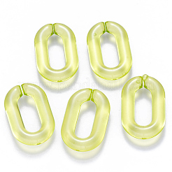 Transparentem Acryl Verknüpfung Ringe&nbsp;OACR-S036-006A-J05