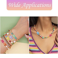 14 шт. 7-цветные бусины из сплава&nbsp;FIND-CJ0003-39