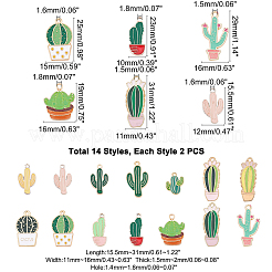 Подвески из эмали и сплава ENAM-PH0001-60LG