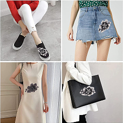 4 шт. 2 стиля аппликации из вышитого кружева&nbsp;DIY-GF0007-49