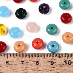 Непрозрачные цветные стеклянные бусины&nbsp;SEED-N007-39B-01