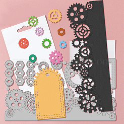 Углеродистая сталь разрезает трафареты DIY-WH0309-2043