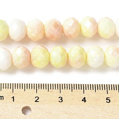 Стеклянные бусины с гальваническим покрытием  LAMP-S068-11G