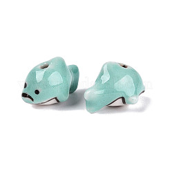 Perles en porcelaine manuelles&nbsp;PORC-Q008-08