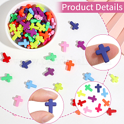 400 Stück lackiert Acrylperlen&nbsp;ACRP-PA0001-05