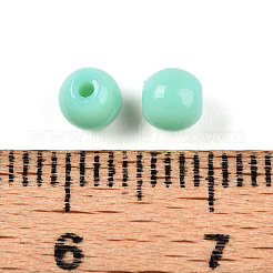 Непрозрачные однотонные стеклянные бусины&nbsp;GLAA-N007-4mm-A04