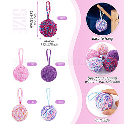5 шт. подвески из шерсти 5 цветов&nbsp;FIND-TA0005-93B