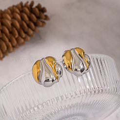 Серьги-гвоздики из нержавеющей стали 304 от nuggets&nbsp;WQ1047