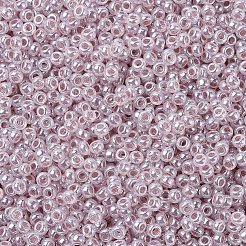 MIYUKIラウンドロカイユビーズ  日本製シードビーズ  11/0  (rr542) ライトモーブセイロン  2x1.3mm  穴：0.8mm  約999個/9g&nbsp;LS-X-SEED-G007-RR0542