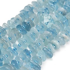 Природные Аквамарин бисер нитей&nbsp;G-Z124-A03-01