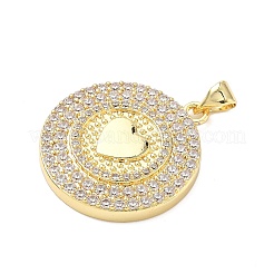 Латунные микро проложить кубического циркония подвески&nbsp;KK-H539-17A-06