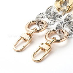 Прозрачная краска Spary Акриловые соединительные кольца Ручки для сумок&nbsp;AJEW-BA00092