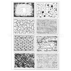 Timbri trasparenti in plastica pvc&nbsp;DIY-WH0631-0708