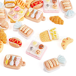 20 Stück 2 Stile undurchsichtige Harz-Decoden-Cabochons&nbsp;RESI-TADJ0001-01