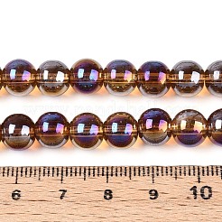 Гальванизируйте прозрачное стекло бисер нитей&nbsp;GLAA-T032-T8mm-AB23