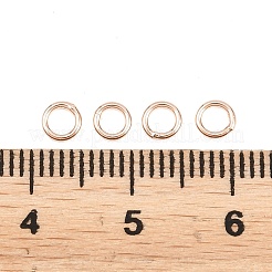 Messing geschlossen Ringe springen&nbsp;KK-D257-01RG-07