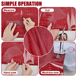 PVC-Kunstlederstoff&nbsp;DIY-WH0591-565B
