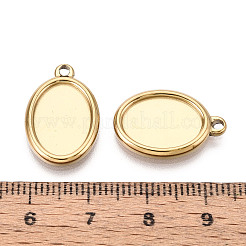 Оправы для подвесок из нержавеющей стали 304 в виде кабошонов STAS-T067-68G