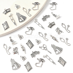 100шт 12 стиля подвески из цинкового сплава в тибетском стиле TIBEP-FS0001-39