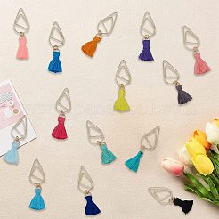 14 шт. 14-х цветные стальные скрепки&nbsp;AJEW-CP00018