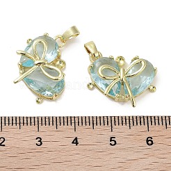 Подвески из настоящего латунированного стекла из золота 18 карат&nbsp;KK-R161-02G-06