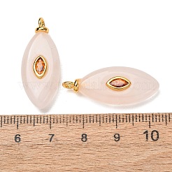 Natürlichen Rosenquarz Anhänger&nbsp;GG-CBAA798-04G-01