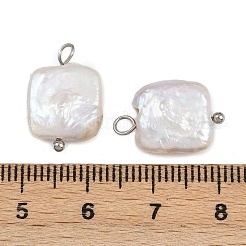 Подвески из натурального пресноводного жемчуга Кеши STAS-D378-04P