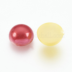 Cabochons en plastique ABS d'imitation nacre&nbsp;SACR-S738-8mm-M