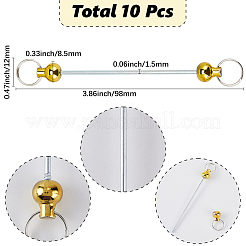 10 шт. брелок для ключей из сплава с бусинами для изготовления ювелирных изделий своими руками&nbsp;FIND-SC0014-33B