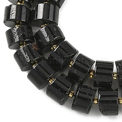 Natürliche schwarze Turmalin Perlen Stränge&nbsp;G-K245-C13
