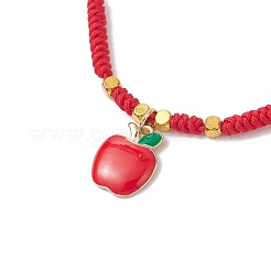 Braccialetti di fascino della lega dello smalto&nbsp;BJEW-JB12519-01
