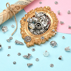 Тибетском стиле сплав шарик крышки&nbsp;TIBE-YW0001-71