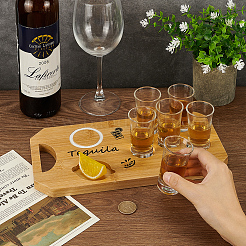 Подносы для подачи вина из бамбука ODIS-WH0025-200