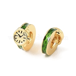 Montres en laiton émaillé perles européennes&nbsp;KK-CBA9CBD-16G