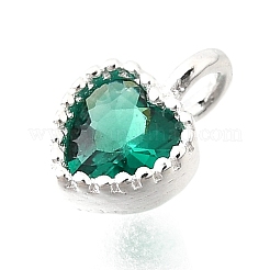 925 breloques zircon cubique en argent sterling&nbsp;STER-Q005-01A-C