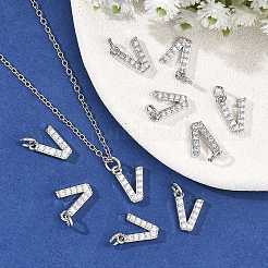 Messing micro pave klare zirkonia anhänger&nbsp;XGRQ29717-394P-V