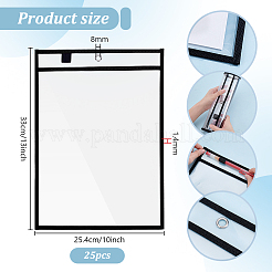 Bolsillos para archivos de pvc&nbsp;AJEW-WH0816-487A