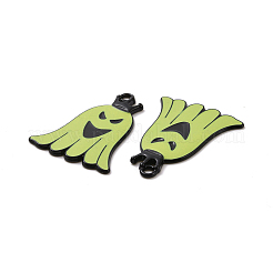 Pendentifs en émail d'alliage de placage de support de thème d'halloween&nbsp;PALLOY-O109-55EB