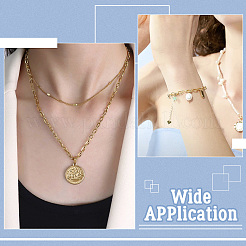 DIY-Kits zur Herstellung von Halsketten/Armbändern aus Edelstahl 304&nbsp;DIY-TA0010-98