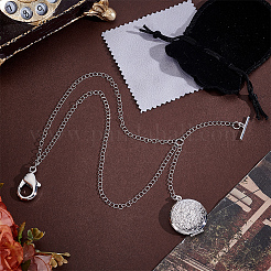 Chaînes de montre de poche en laiton pour médaillon&nbsp;HJEW-PH02530