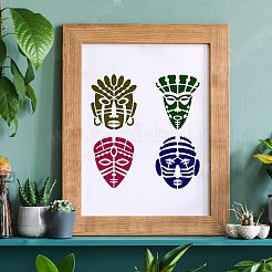 Пластиковые многоразовые шаблоны трафаретов для рисования DIY-WH0172-239